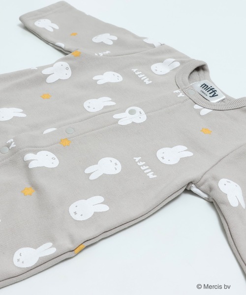 Miffy（ ミッフィー）の「miffy / ミッフィー ツーウェイオール（ロンパース・キッズ・グレー/クリーム/スモークピンク/ネイビー・50-70cm）」の20枚目の写真