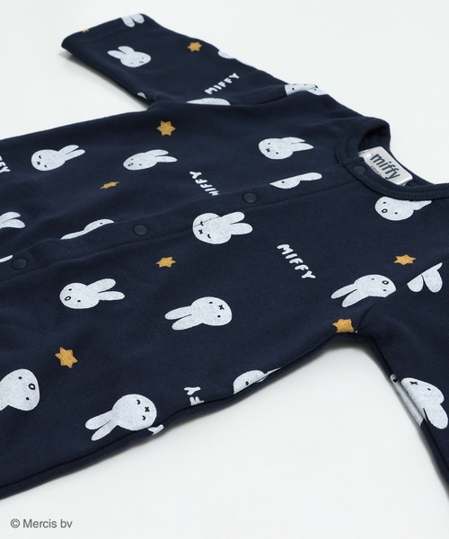 Miffy（ ミッフィー）の「miffy / ミッフィー ツーウェイオール（ロンパース・キッズ・グレー/クリーム/スモークピンク/ネイビー・50-70cm）」の21枚目の写真