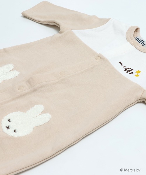 Miffy（ ミッフィー）の「miffy / ミッフィー ツーウェイオール（ロンパース・キッズ・グレー/クリーム/スモークピンク/ネイビー・50-70cm）」の18枚目の写真
