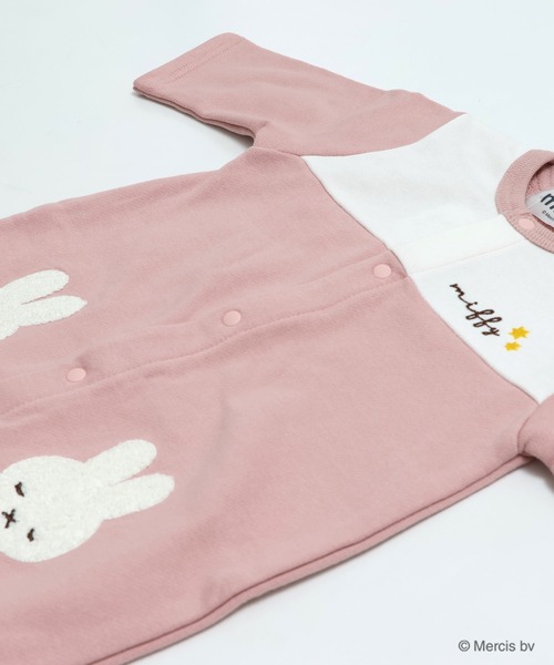 Miffy（ ミッフィー）の「miffy / ミッフィー ツーウェイオール（ロンパース・キッズ・グレー/クリーム/スモークピンク/ネイビー・50-70cm）」の19枚目の写真