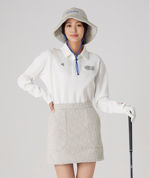 TaylorMade(テーラーメイド)の「【別注】<TaylorMade×UNITED ARROWS> ウィメンズ キルティング リバーシブルスカート(スカート・レディース・ブラック/ダークブラウン/ベージュ・M/S/XS/L)」の13枚目の写真