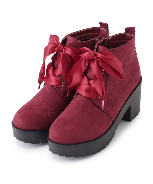 Angelic Pretty レースアップガーリーブーツ Lace-up Girly Boots by Angelic Pretty