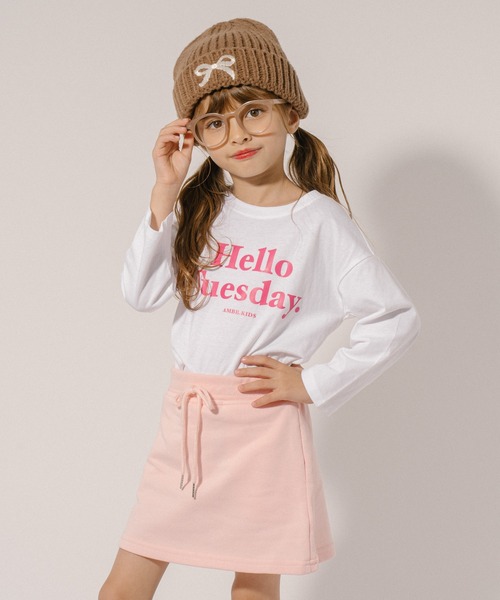 URBAN CHERRY（アーバンチェリー）の「リボン刺繍ニット帽（ニットキャップ/ビーニー・キッズ・グレー/ブラウン/アイボリー/ブラック・FREE）」の6枚目の写真