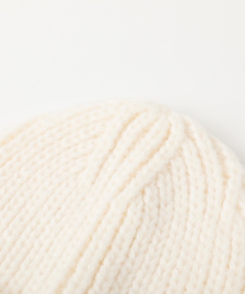 URBAN CHERRY（アーバンチェリー）の「リボン刺繍ニット帽（ニットキャップ/ビーニー・キッズ・グレー/ブラウン/アイボリー/ブラック・FREE）」の11枚目の写真