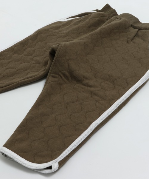 chil2（チルツー）の「ニットキルト パイピングパンツ（その他パンツ・キッズ・グレー/ブラック/カーキ/オートミール/ネイビー・80ｃｍ/90cm/100cm/110cm/120cm/130cm/140cm/150cm）」の17枚目の写真