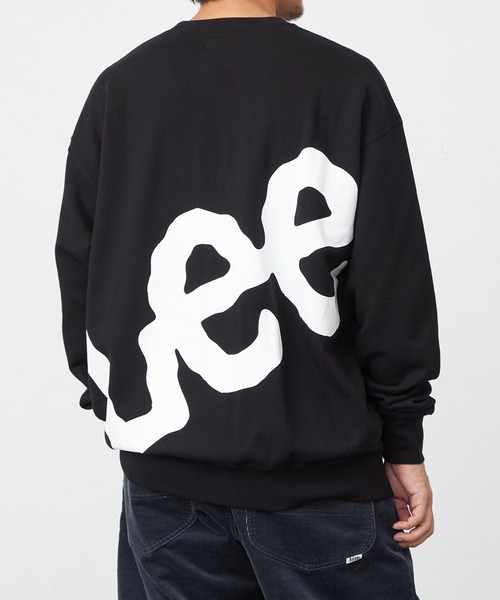 Lee(リー)の「Lee/リー 【親子リンク】BACK BIG LOGO SWEAT(スウェット・メンズ・ブラック/パープル/アイボリー/オレンジ・SMALL/MEDIUM/LARGE/X-LARGE)」の3枚目の写真