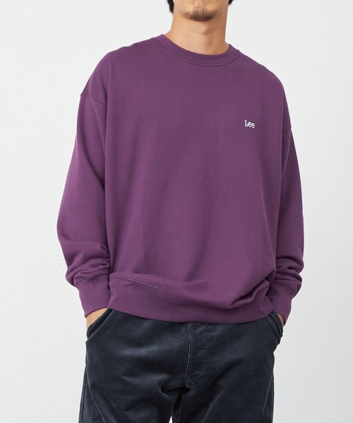 Lee(リー)の「Lee/リー 【親子リンク】BACK BIG LOGO SWEAT(スウェット・メンズ・ブラック/パープル/アイボリー/オレンジ・SMALL/MEDIUM/LARGE/X-LARGE)」の18枚目の写真
