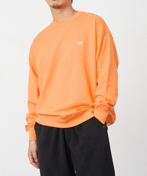 Lee(リー)の「Lee/リー 【親子リンク】BACK BIG LOGO SWEAT(スウェット・メンズ・ブラック/パープル/アイボリー/オレンジ・SMALL/MEDIUM/LARGE/X-LARGE)」の12枚目の写真