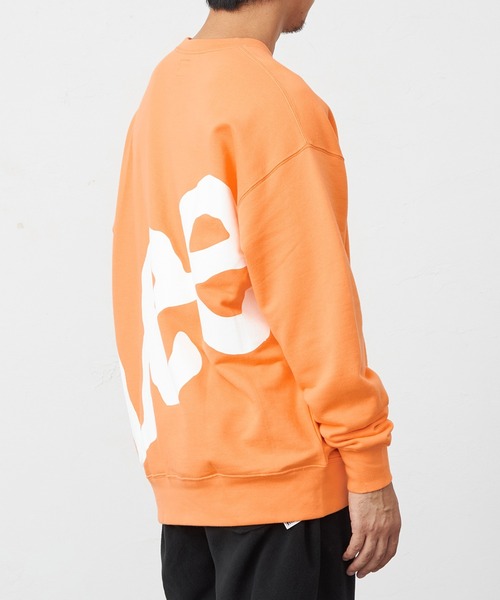 Lee(リー)の「Lee/リー 【親子リンク】BACK BIG LOGO SWEAT(スウェット・メンズ・ブラック/パープル/アイボリー/オレンジ・SMALL/MEDIUM/LARGE/X-LARGE)」の10枚目の写真
