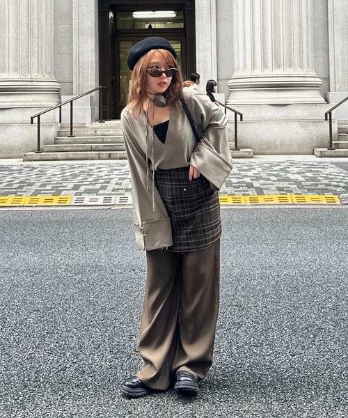loin nuit frill layered jacket gray セット loin nuit frill layered jacket gray セット loin nuit frill