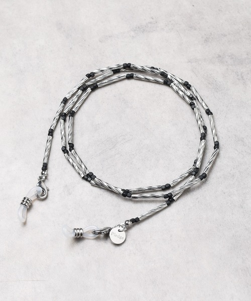 Pledge（プレッジ）の「【Pledge】3WAY Code Necklace（ネックレス・メンズ・シルバー/ブラック・FREE）」の2枚目の写真