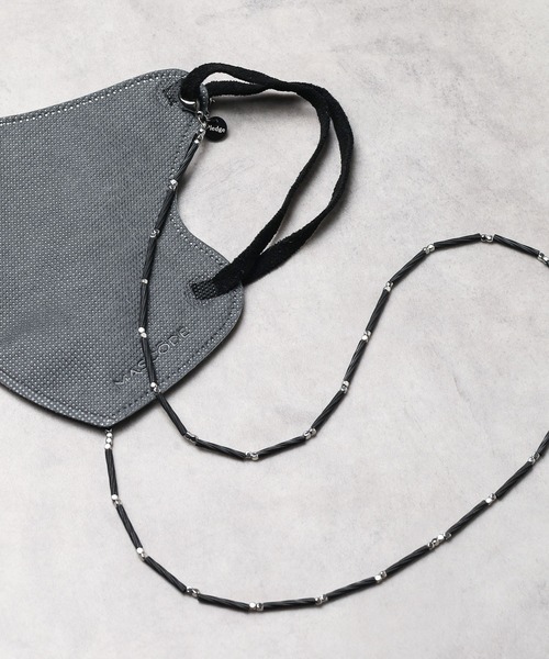 Pledge（プレッジ）の「【Pledge】3WAY Code Necklace（ネックレス・メンズ・シルバー/ブラック・FREE）」の3枚目の写真