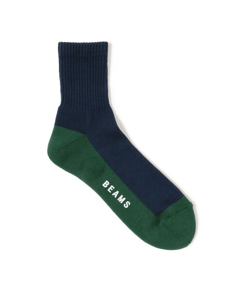 BEAMS(ビームス)の「スイッチ ボトム ソックス(ソックス/靴下・メンズ・ネイビー/ホワイト/ブラック/グレー・ONE SIZE)」の4枚目の写真