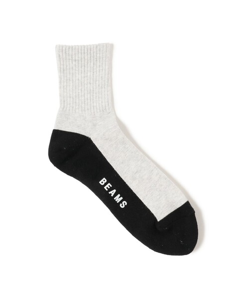BEAMS(ビームス)の「スイッチ ボトム ソックス(ソックス/靴下・メンズ・ネイビー/ホワイト/ブラック/グレー・ONE SIZE)」の3枚目の写真
