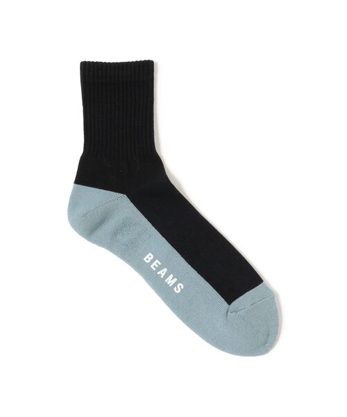 BEAMS(ビームス)の「スイッチ ボトム ソックス(ソックス/靴下・メンズ・ネイビー/ホワイト/ブラック/グレー・ONE SIZE)」の2枚目の写真