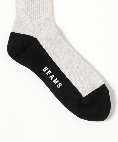 BEAMS(ビームス)の「スイッチ ボトム ソックス(ソックス/靴下・メンズ・ネイビー/ホワイト/ブラック/グレー・ONE SIZE)」の6枚目の写真