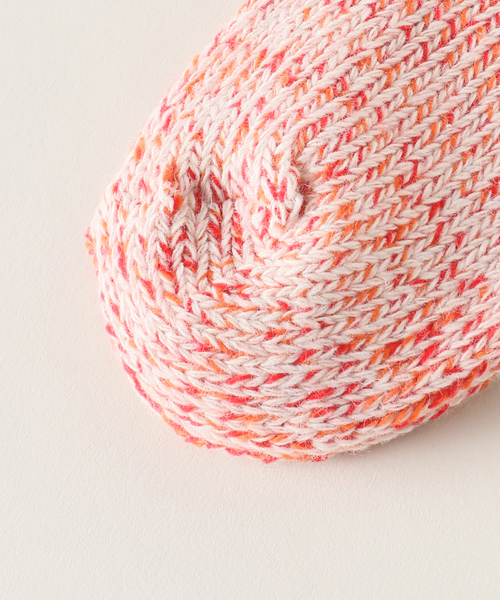 H FOOT WEAR（エイチフットウェア）の「【H FOOT WEAR/エイチ フットウェア】メランジソックス（ソックス/靴下・レディース・ブルー/ブラック/レッド・FREE）」の4枚目の写真