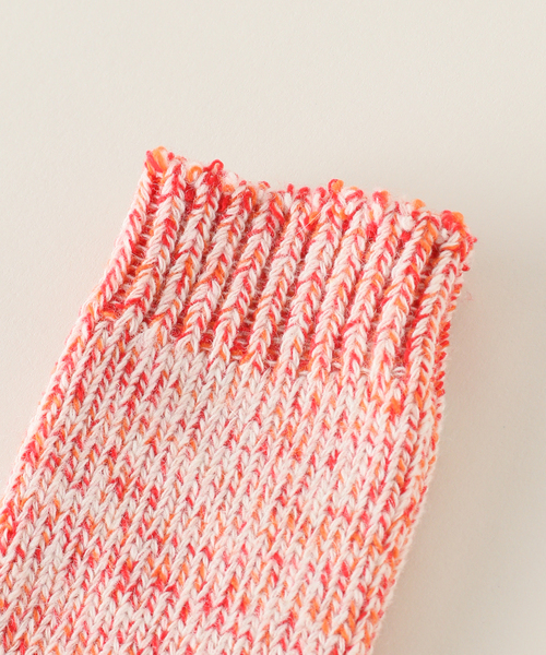 H FOOT WEAR（エイチフットウェア）の「【H FOOT WEAR/エイチ フットウェア】メランジソックス（ソックス/靴下・レディース・ブルー/ブラック/レッド・FREE）」の5枚目の写真