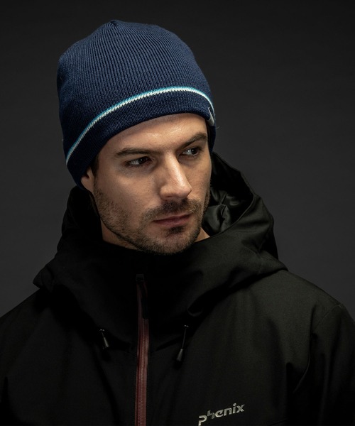 phenix（フェニックス）の「phenix(フェニックス)Double Line Beanie ダブルラインニットハット/ニットキャップ メンズ/スキーウェア/ニット帽/ビーニー（ニットキャップ/ビーニー・メンズ・ライトグリーン/カーキ/ブラック/ホワイト/ネイビー/レンガ・ONE SIZE）」の5枚目の写真