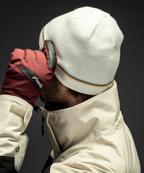 phenix（フェニックス）の「phenix(フェニックス)Double Line Beanie ダブルラインニットハット/ニットキャップ メンズ/スキーウェア/ニット帽/ビーニー（ニットキャップ/ビーニー・メンズ・ライトグリーン/カーキ/ブラック/ホワイト/ネイビー/レンガ・ONE SIZE）」の7枚目の写真