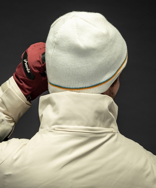 phenix（フェニックス）の「phenix(フェニックス)Double Line Beanie ダブルラインニットハット/ニットキャップ メンズ/スキーウェア/ニット帽/ビーニー（ニットキャップ/ビーニー・メンズ・ライトグリーン/カーキ/ブラック/ホワイト/ネイビー/レンガ・ONE SIZE）」の8枚目の写真