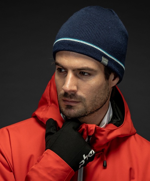 phenix（フェニックス）の「phenix(フェニックス)Double Line Beanie ダブルラインニットハット/ニットキャップ メンズ/スキーウェア/ニット帽/ビーニー（ニットキャップ/ビーニー・メンズ・ライトグリーン/カーキ/ブラック/ホワイト/ネイビー/レンガ・ONE SIZE）」の19枚目の写真