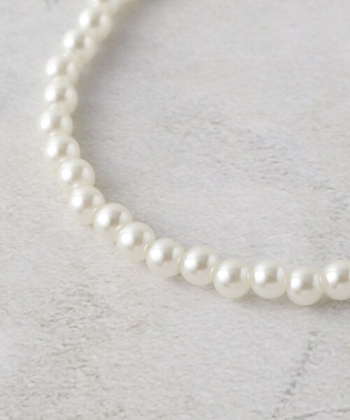 OPAQUE.CLIP(オペークドットクリップ)の「2連フェイクパールブレスレット(ブレスレット・レディース・シルバー/ゴールド・00)」の8枚目の写真