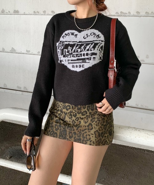 non-hedge(ノンヘッジ)の「ヒョウ柄ミニパンツスカート(スカート・レディース・グレー/ベージュ・M/S)」の19枚目の写真