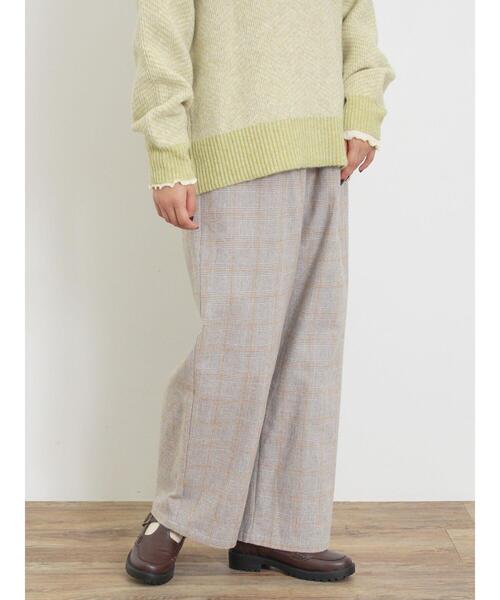 Samansa Mos2（サマンサ モスモス）の「【M/Lサイズ】【帯電防止】ストレートパンツ（その他パンツ・レディース・グレー/ベージュ/チャコールグレー/カーキ・L/M）」の2枚目の写真