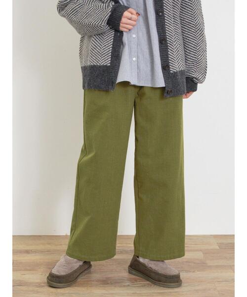 Samansa Mos2（サマンサ モスモス）の「【M/Lサイズ】【帯電防止】ストレートパンツ（その他パンツ・レディース・グレー/ベージュ/チャコールグレー/カーキ・L/M）」の4枚目の写真