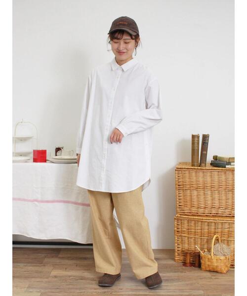 Samansa Mos2（サマンサ モスモス）の「【M/Lサイズ】【帯電防止】ストレートパンツ（その他パンツ・レディース・グレー/ベージュ/チャコールグレー/カーキ・L/M）」の8枚目の写真