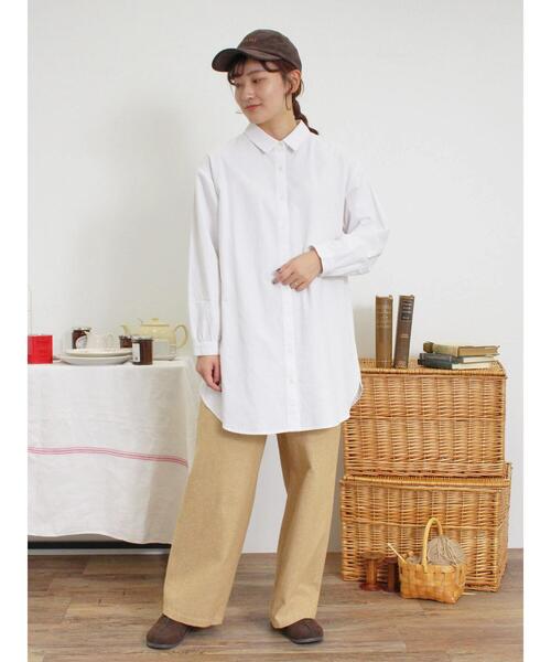 Samansa Mos2（サマンサ モスモス）の「【M/Lサイズ】【帯電防止】ストレートパンツ（その他パンツ・レディース・グレー/ベージュ/チャコールグレー/カーキ・L/M）」の9枚目の写真