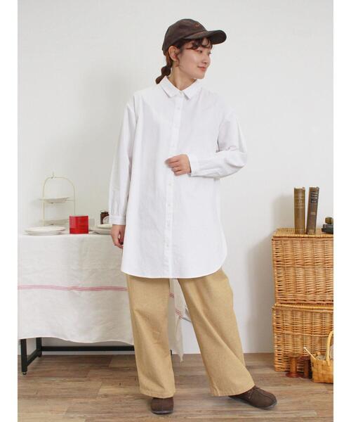 Samansa Mos2（サマンサ モスモス）の「【M/Lサイズ】【帯電防止】ストレートパンツ（その他パンツ・レディース・グレー/ベージュ/チャコールグレー/カーキ・L/M）」の10枚目の写真