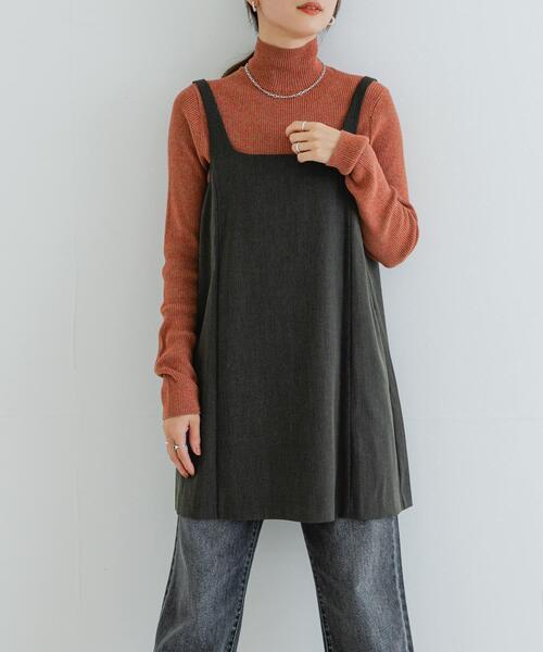 【セール】スクエアネックミニジャンパーワンピース（ワンピース）｜URBAN RESEARCH（アーバンリサーチ）