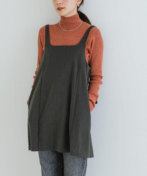 【セール】スクエアネックミニジャンパーワンピース（ワンピース）｜URBAN RESEARCH（アーバンリサーチ）