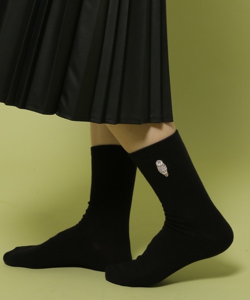 niko and...（ニコアンド）の「【あさひやま動物園応援商品】2Pセットソックス（ソックス/靴下・レディース・ブラック/ピンク/グリーン・FREE）」の5枚目の写真