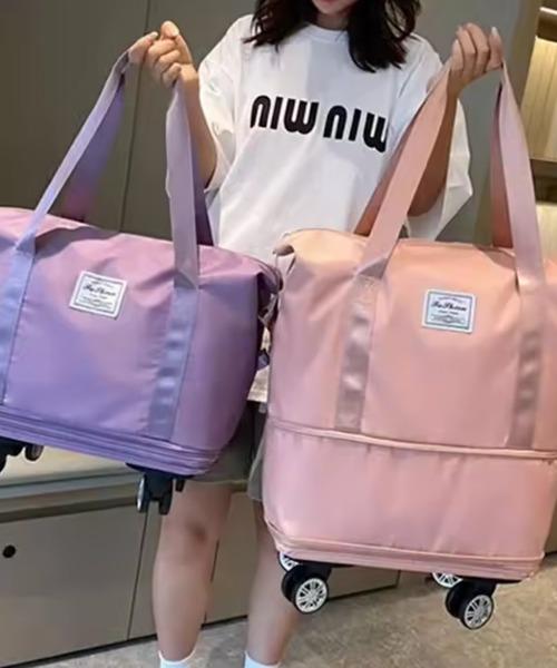 TONE SELECT GOODS（トーンセレクトグッズ）の「urbanfemine./大容量キャスター付きトラベルバッグ U7400（スーツケース/キャリーバッグ・レディース・ラベンダー/ブルー/グレー/パープル/グリーン/ピンク/ブラック・FREE）」の10枚目の写真