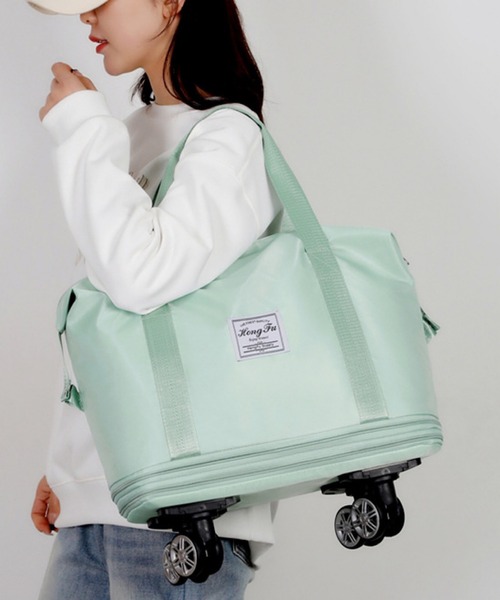 TONE SELECT GOODS（トーンセレクトグッズ）の「urbanfemine./大容量キャスター付きトラベルバッグ U7400（スーツケース/キャリーバッグ・レディース・ラベンダー/ブルー/グレー/パープル/グリーン/ピンク/ブラック・FREE）」の13枚目の写真