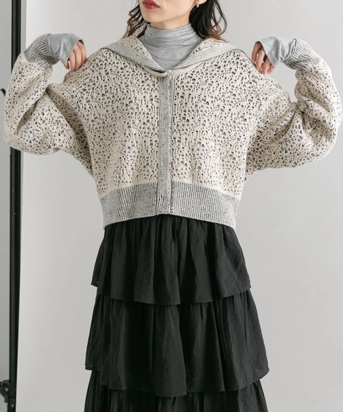 KBF（ケイビーエフ）の「JQセーラーカラーカーディガン（カーディガン