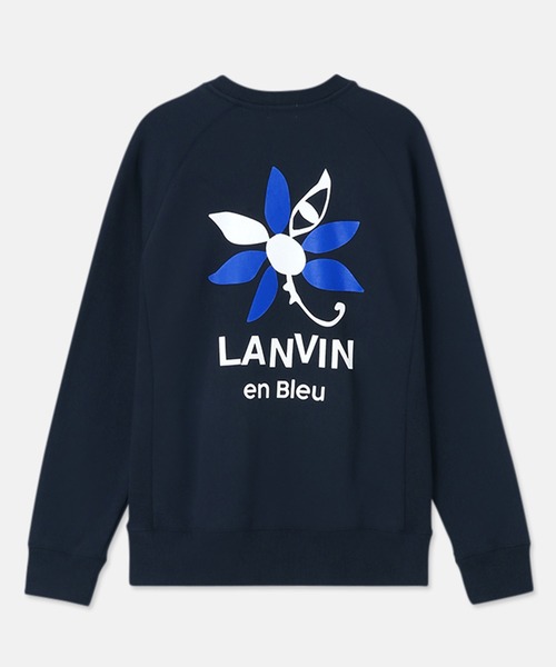 LANVIN en Bleu（ランバンオンブルー）の「【LANVIN en Bleu ESSENTIAL】BALTARD / バックプリント” マルグリット” スウェット（スウェット・メンズ・ネイビー/ブラック/アイボリー・SMALL/MEDIUM/LARGE/X-LARGE/XX-LARGE）」の15枚目の写真