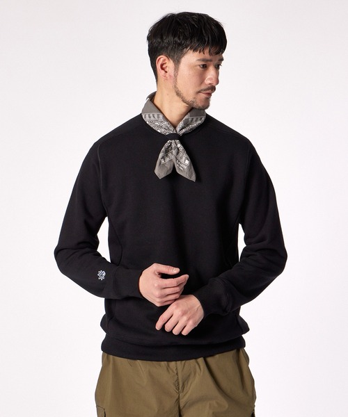 LANVIN en Bleu（ランバンオンブルー）の「【LANVIN en Bleu ESSENTIAL】BALTARD / バックプリント” マルグリット” スウェット（スウェット・メンズ・ネイビー/ブラック/アイボリー・SMALL/MEDIUM/LARGE/X-LARGE/XX-LARGE）」の18枚目の写真