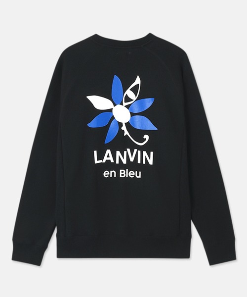 LANVIN en Bleu（ランバンオンブルー）の「【LANVIN en Bleu ESSENTIAL】BALTARD / バックプリント” マルグリット” スウェット（スウェット・メンズ・ネイビー/ブラック/アイボリー・SMALL/MEDIUM/LARGE/X-LARGE/XX-LARGE）」の17枚目の写真