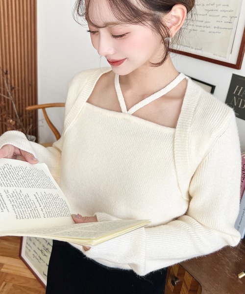 極美品♡ルネ♡ボレロジャケット マットダブルサテンボレロジャケット | ANAYI/アナイ | 三越伊勢丹