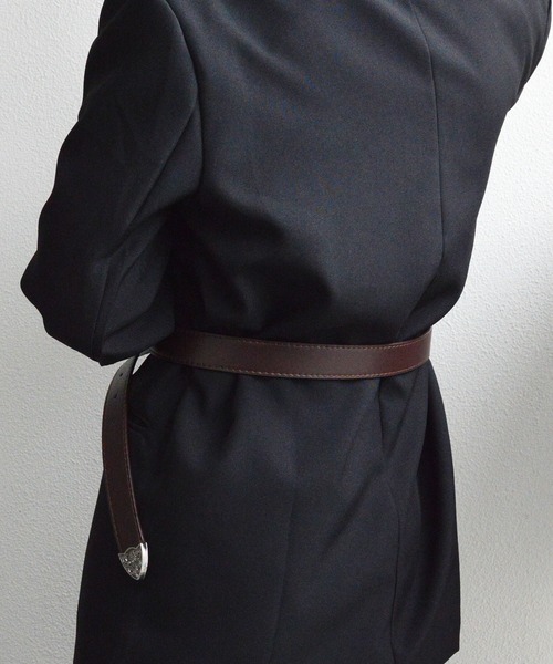 styiro（スタイロ）の「ウエスタンPUレザーベルト ヴィンテージ（ベルト・レディース・ブラック/ブラウン/レオパード・FREE）」の13枚目の写真