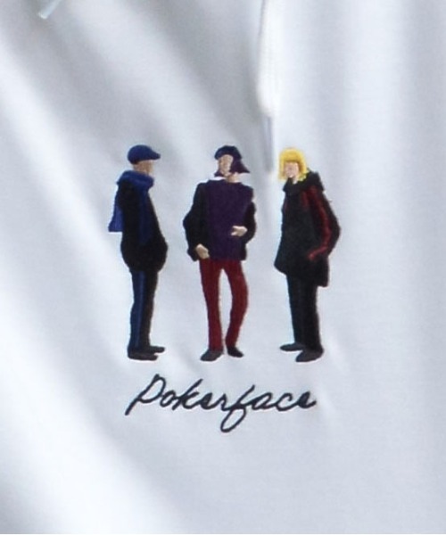 MODISH GAZE(モディシュガゼ)の「イラスト刺繍プルパーカー(パーカー・メンズ・ブラック/グレイッシュベージュ/ホワイト・MEDIUM)」の19枚目の写真