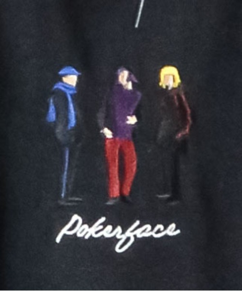 MODISH GAZE(モディシュガゼ)の「イラスト刺繍プルパーカー(パーカー・メンズ・ブラック/グレイッシュベージュ/ホワイト・MEDIUM)」の20枚目の写真