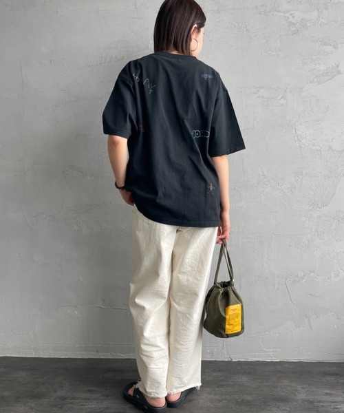 tシャツ 「PAY DAY/ペイデイ」 別注 ミックスロゴデザインTシャツ レディース セール】[PAY DAY/ペイデイ] 別注 ミックスロゴデザインTシャツ
