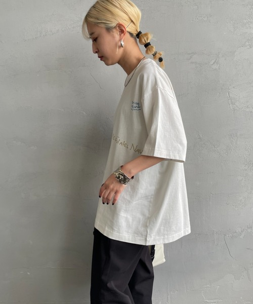 PAYDAY（ペイデイ）の「[PAY DAY/ペイデイ] 別注 ミックスロゴデザインTシャツ（Tシャツ/カットソー・レディース・ホワイト/ブラック・F）」の13枚目の写真