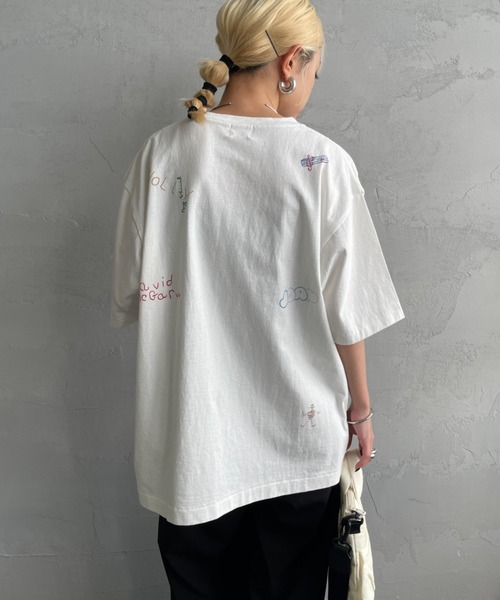 PAYDAY（ペイデイ）の「[PAY DAY/ペイデイ] 別注 ミックスロゴデザインTシャツ（Tシャツ/カットソー・レディース・ホワイト/ブラック・F）」の15枚目の写真