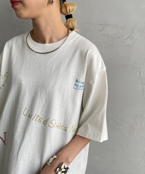 PAYDAY（ペイデイ）の「[PAY DAY/ペイデイ] 別注 ミックスロゴデザインTシャツ（Tシャツ/カットソー・レディース・ホワイト/ブラック・F）」の20枚目の写真